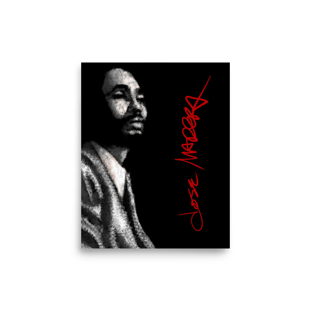 Cartel de José Madera en Rojo