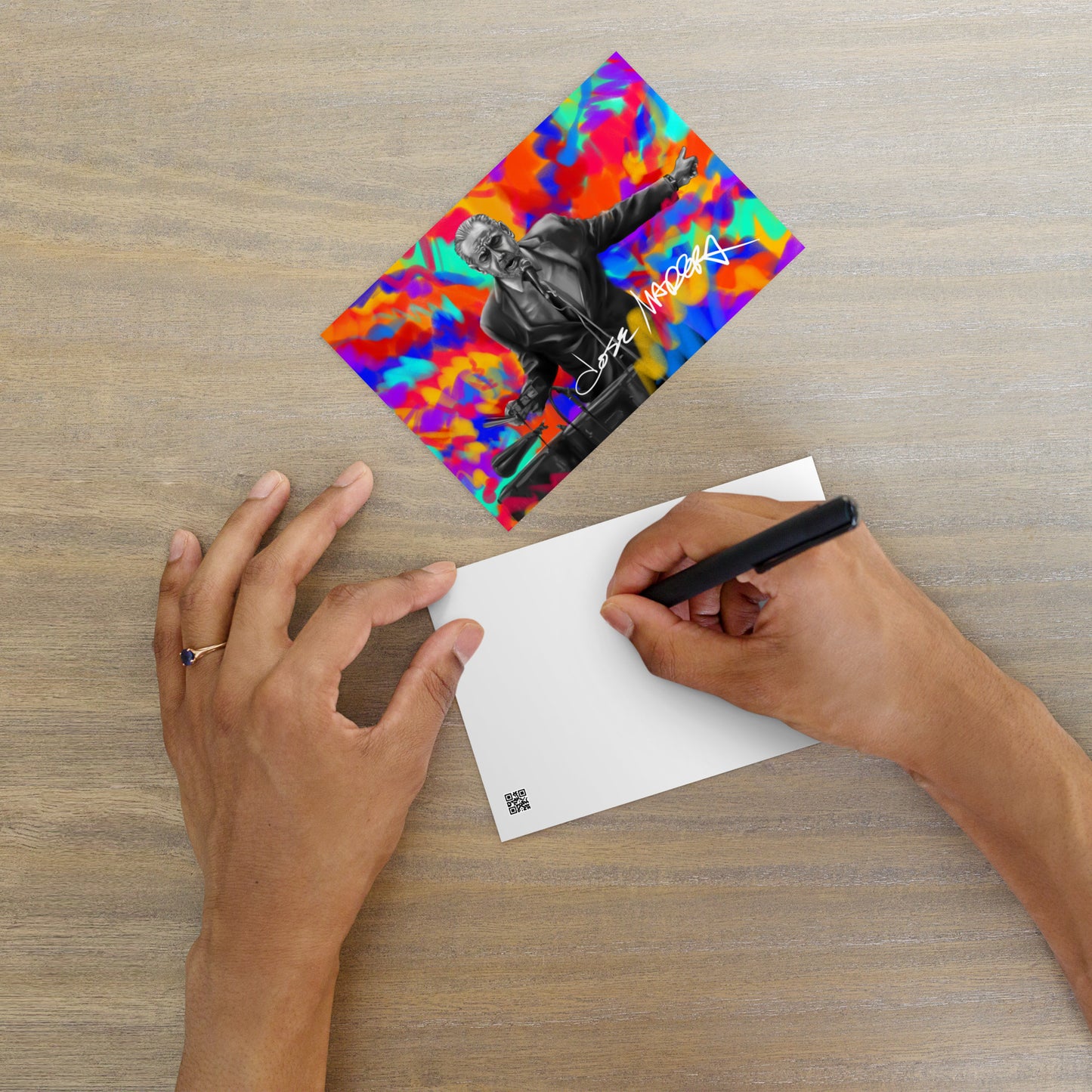 Postal estándar del ritmo de José Madera