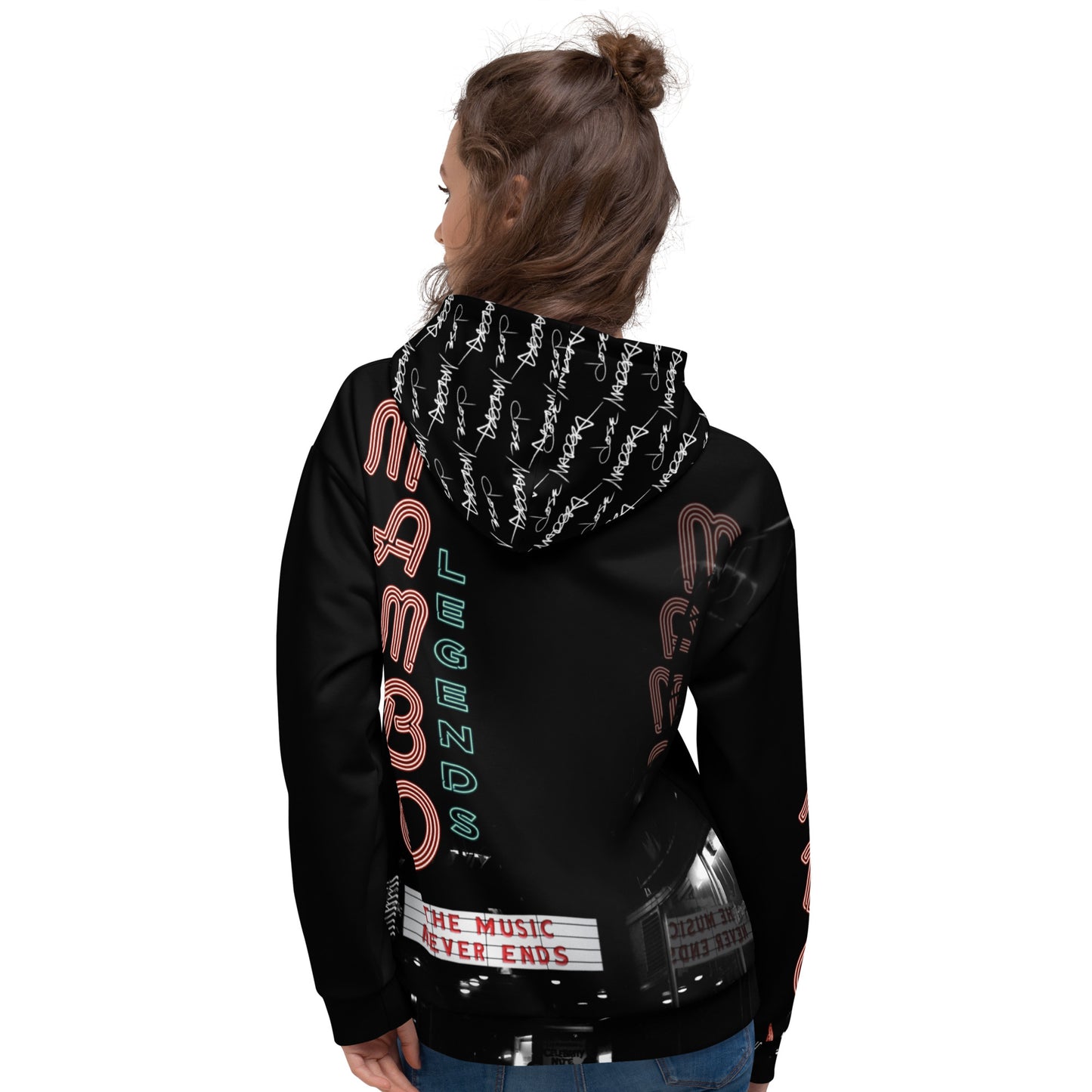 The Music Never Ends Jose Madera Signature Unisex Hoodie