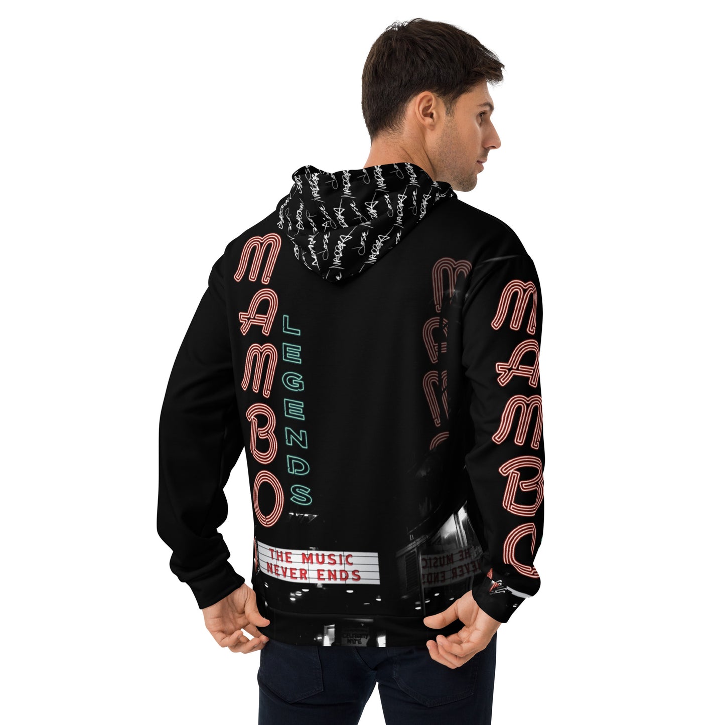 The Music Never Ends Jose Madera Signature Unisex Hoodie