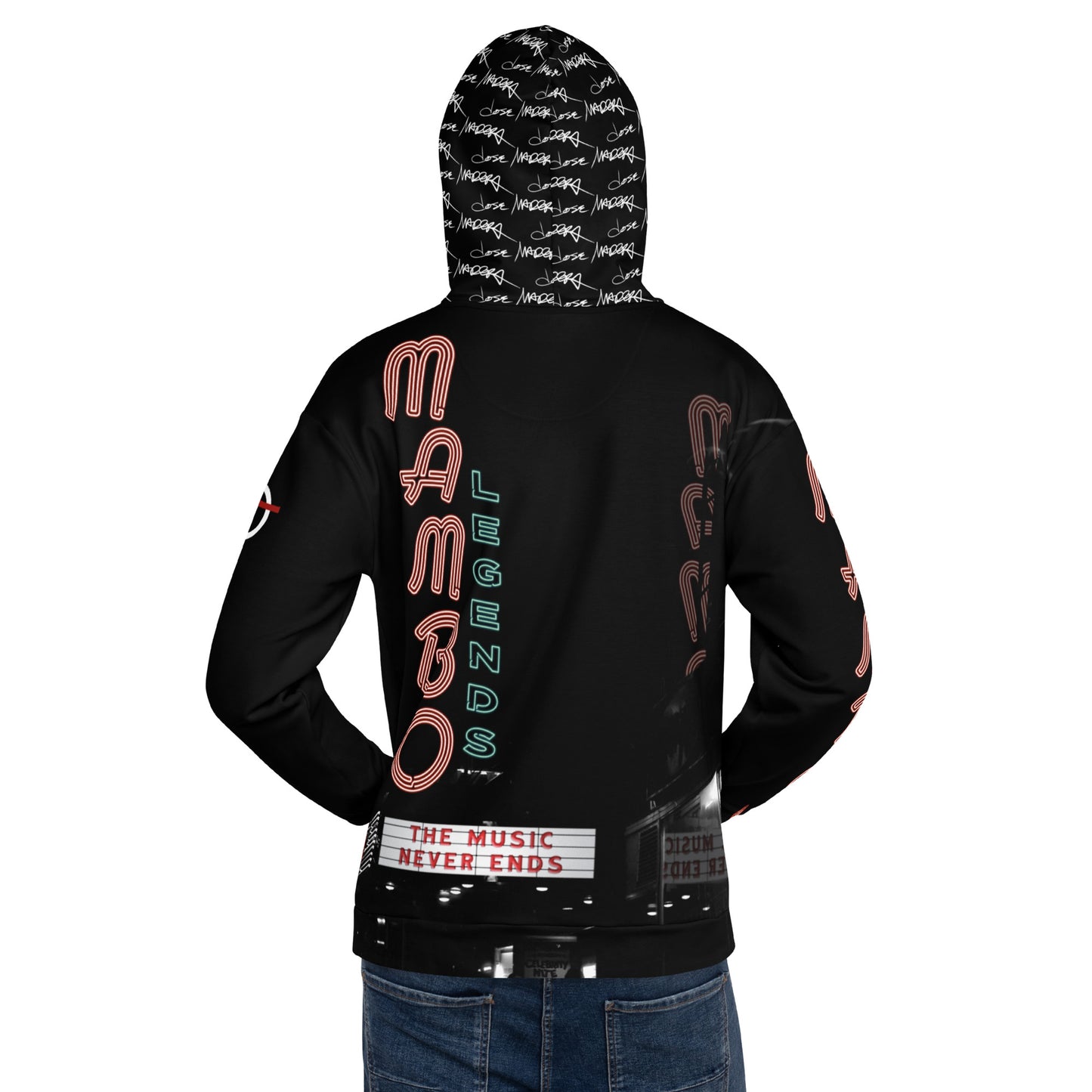 The Music Never Ends Jose Madera Signature Unisex Hoodie